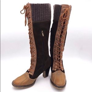 Tommy Hilfiger high boots 9.5